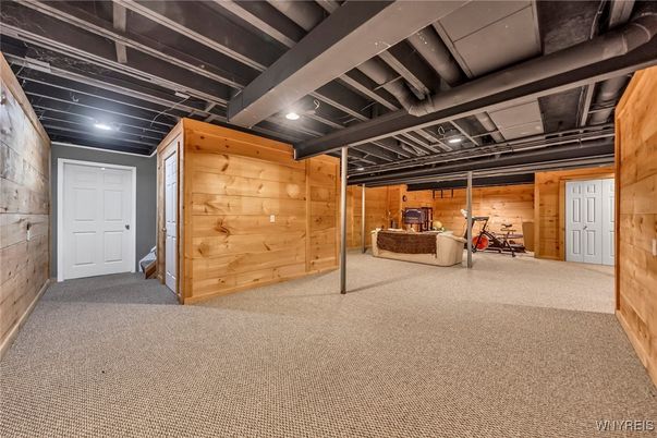 Interior, Recessed Lighting, Wooden Walls