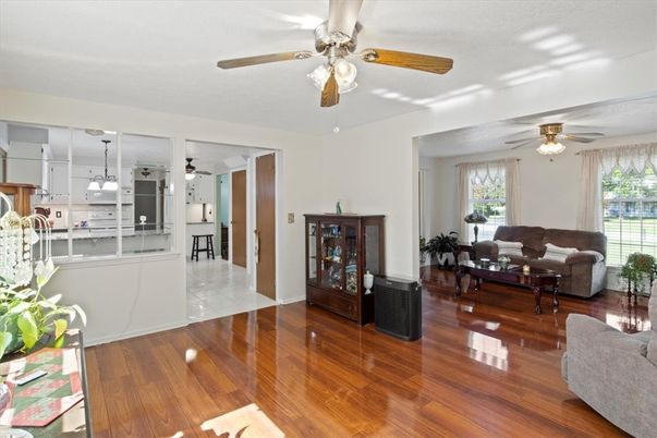 Interior, Kitchen, Living room, Wood Texture Flooring