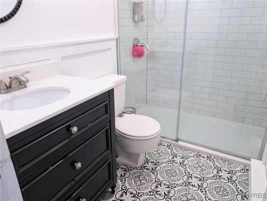 Bathroom, Glass Shower, Interior
