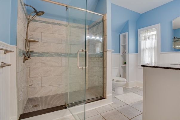 Bathroom, Glass Shower, Interior