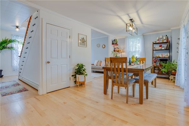 Dining room, Interior, Wood Texture Flooring