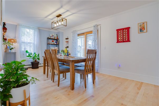 Dining room, Interior, Wood Texture Flooring