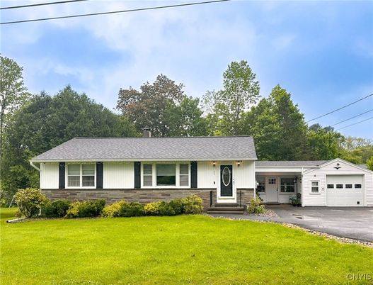 Attached, Backyard, Detached Garage, Exterior, Facade, Ranch