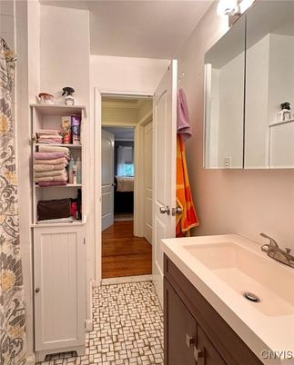 Bathroom, Interior, Wood Texture Flooring
