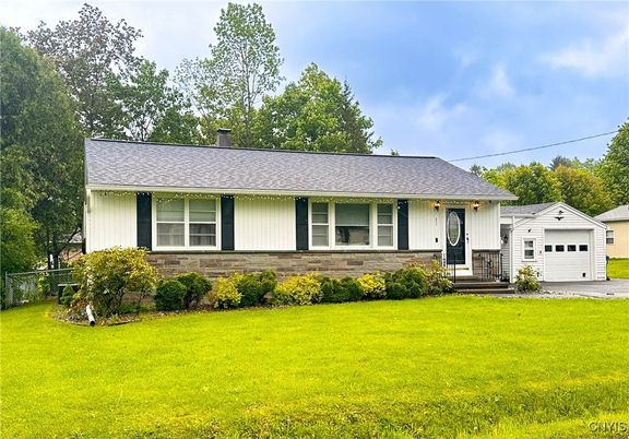 Backyard, Detached Garage, Exterior, Facade, Cape Cod