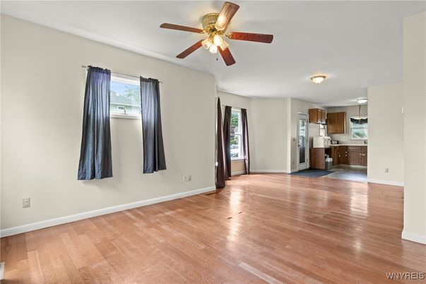 Empty room, Interior, Kitchen, Wood Texture Flooring