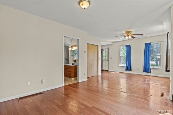 Empty room, Interior, Wood Texture Flooring