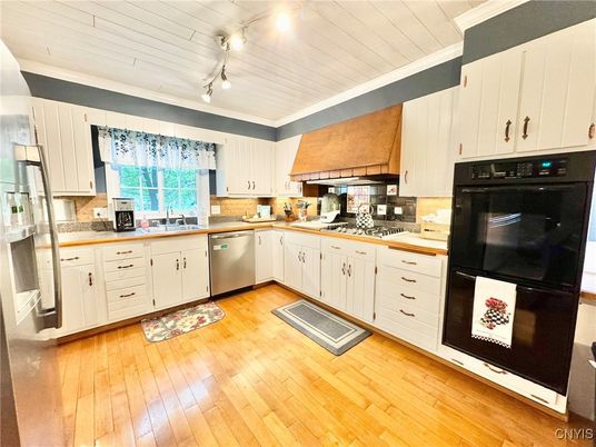Interior, Kitchen, Wood Texture Flooring