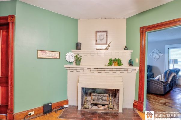 Fireplace, Interior, Wood Texture Flooring
