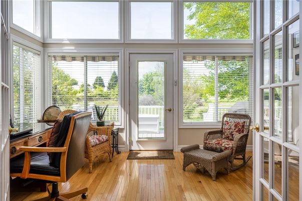 Interior, Sun Room, Wood Texture Flooring