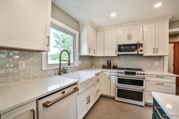 Interior, Kitchen, Recessed Lighting, Stainless Steel Appliances