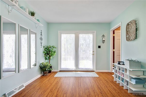 Empty room, Interior, Wood Texture Flooring