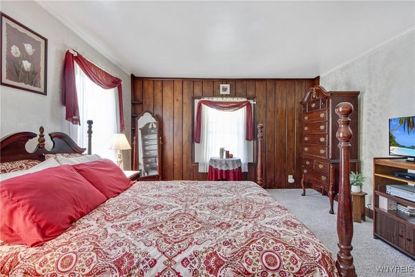 Bedroom, Interior, Wooden Walls