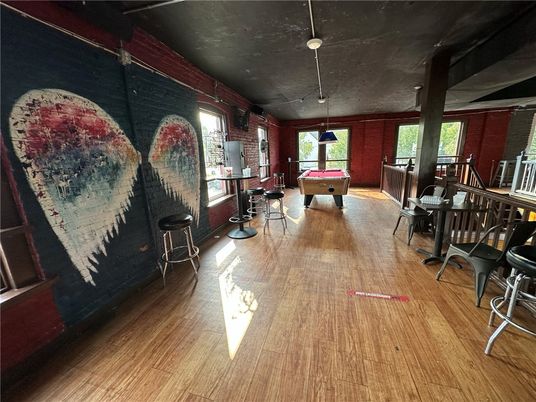 Billiard Table, Game Room, Interior, Pendant Lights, Wood Texture Flooring