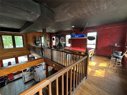 Billiard Table, Game Room, Interior, Wood Texture Flooring