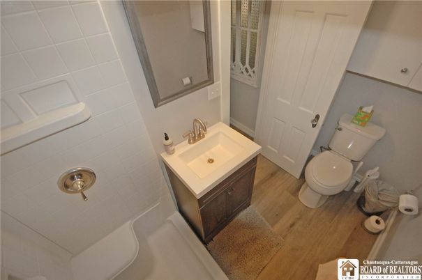 Bathroom, Interior, Wood Texture Flooring