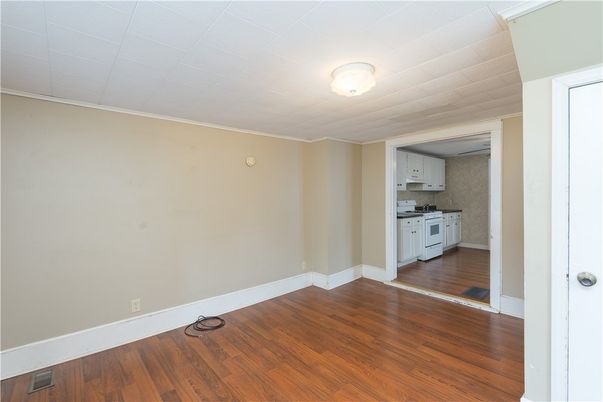 Empty room, Interior, Kitchen, Wood Texture Flooring