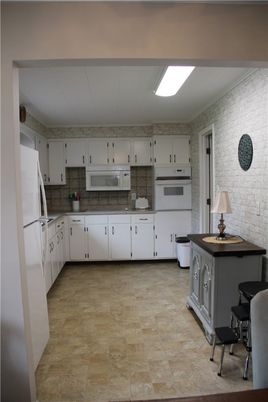 Interior, Kitchen, Stone Walls
