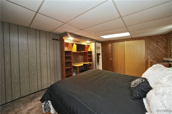 Bedroom, Interior, Wooden Walls