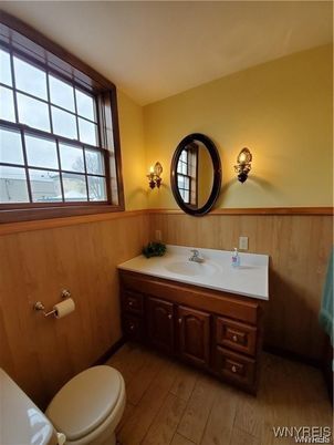 Bathroom, Interior, Wood Texture Flooring