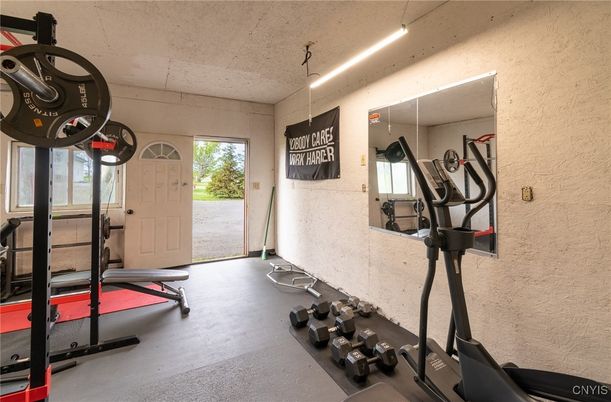 Fitness Equipment, Interior, Recessed Lighting