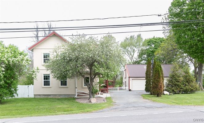 Attached, Detached Garage, Exterior, Facade, None