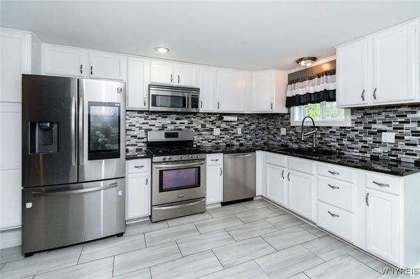 Interior, Kitchen, Recessed Lighting, Stainless Steel Appliances