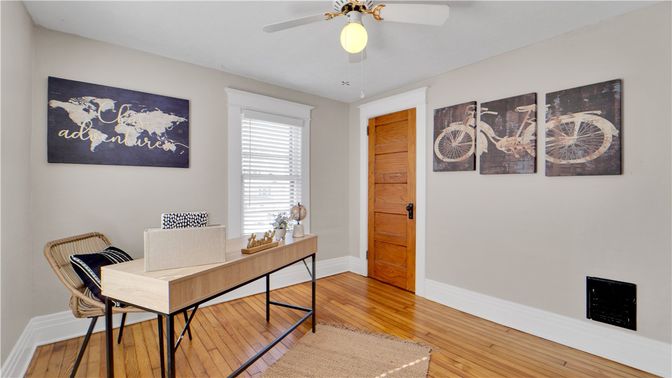 Home Office, Interior, Wood Texture Flooring