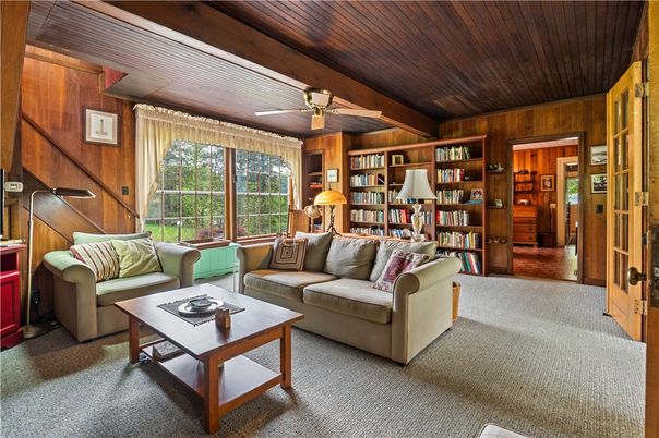 Interior, Living room, Wooden Ceilings, Wooden Walls