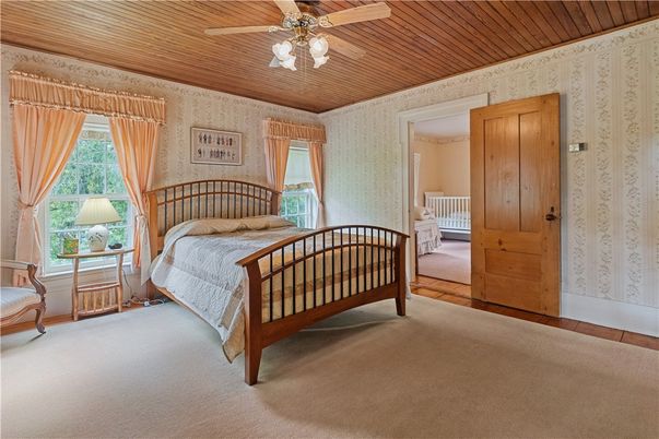 Bedroom, Interior, Wooden Ceilings