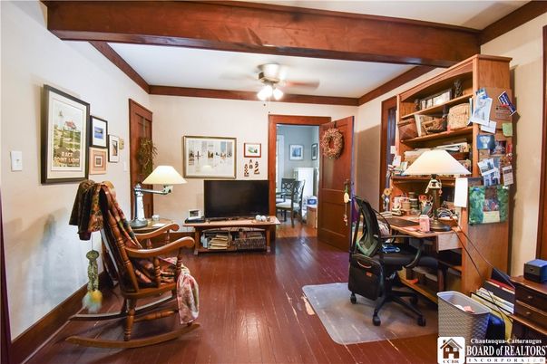 Home Office, Interior, Wood Texture Flooring