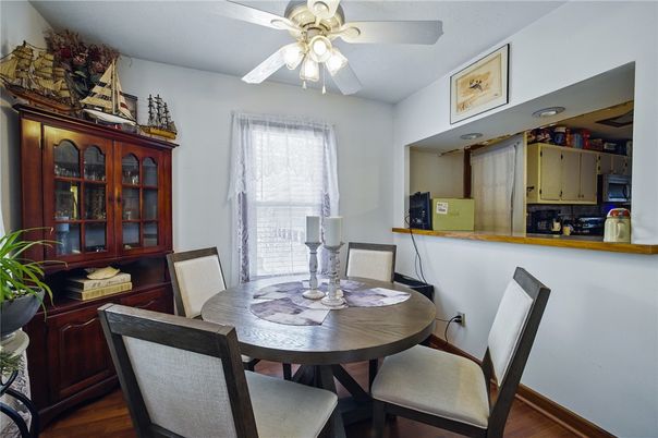 Dining room, Interior, Wood Texture Flooring