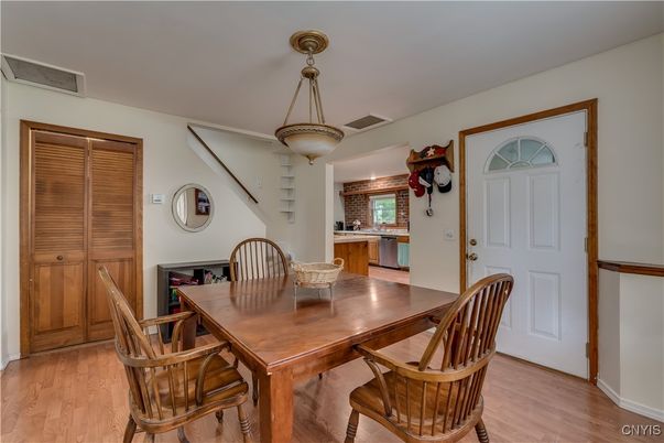 Dining room, Interior, Wood Texture Flooring