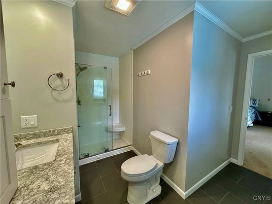 Bathroom, Glass Shower, Interior