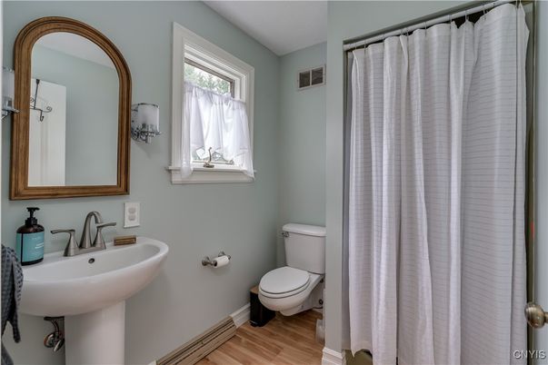 Bathroom, Interior, Wood Texture Flooring