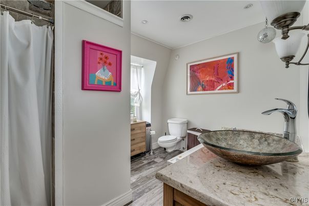 Bathroom, Interior, Wood Texture Flooring
