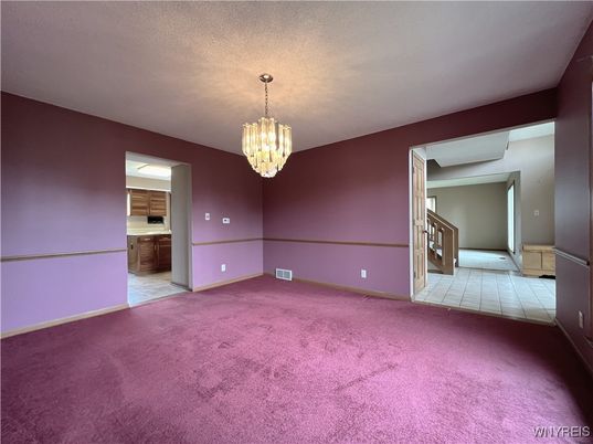 Chandelier, Empty room, Interior