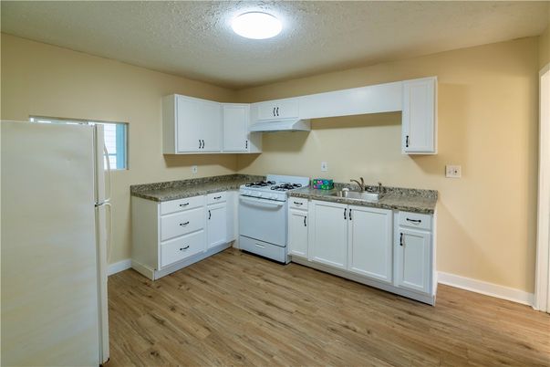 Interior, Kitchen, Wood Texture Flooring