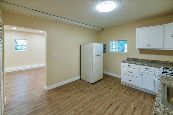Interior, Kitchen, Wood Texture Flooring