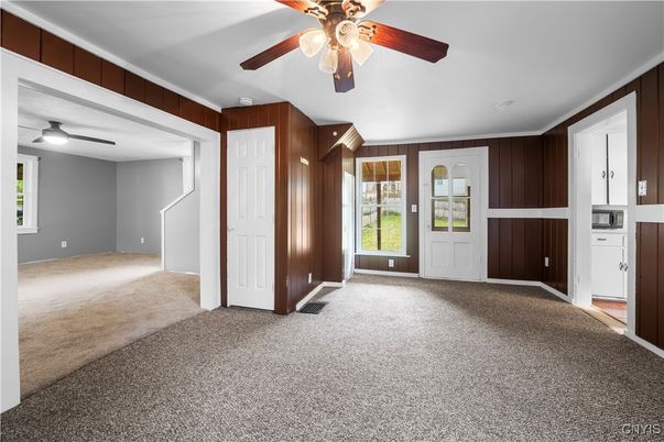 Empty room, Interior, Wooden Walls
