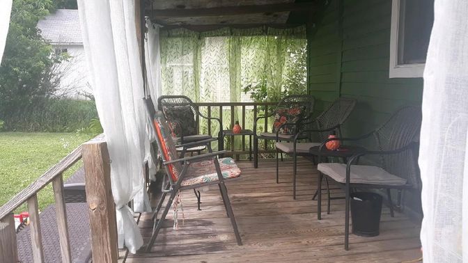 Interior, Sun Room, Wood Texture Flooring
