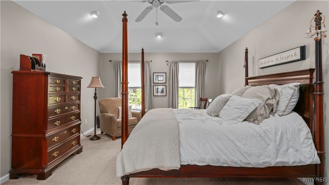 Bedroom, Interior, Recessed Lighting