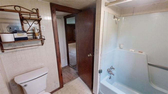 Bathroom, Interior, Wood Texture Flooring