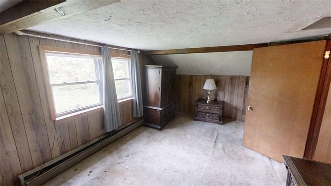 Empty room, Interior, Wooden Walls