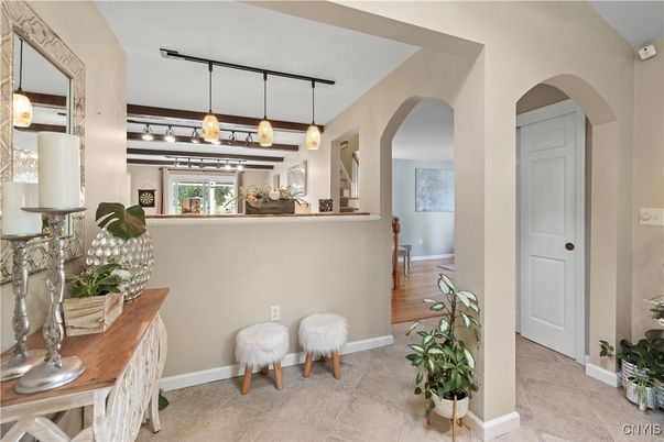Dining room, Interior, Pendant Lights