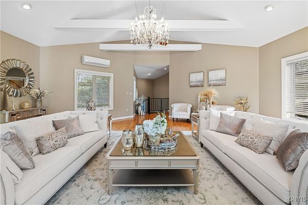 Chandelier, Interior, Living room, Recessed Lighting, Wood Texture Flooring