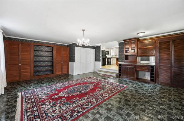 Chandelier, Interior, Kitchen