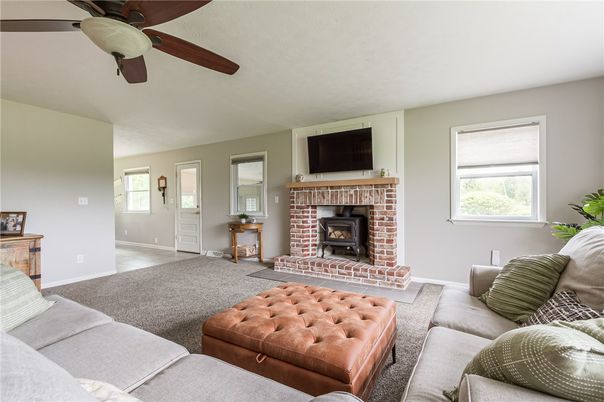 Fireplace, Interior, Living room