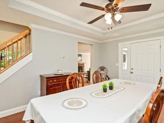 Dining room, Interior, Wood Texture Flooring