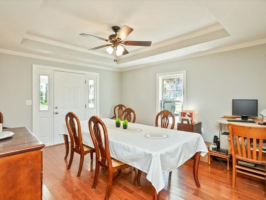 Dining room, Interior, Wood Texture Flooring